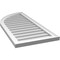 Ekena Millwork Quarter Round Top Left Surface Mount PVC Gable Vent w/ 2"W x 1-1/2"P Brickmould Frame, 18"W x 40"H GVPQL18X4002SN - alternate 5